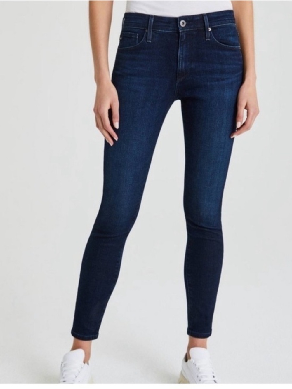 Adriano Goldschmied Skinny Jeans Denim High Rise Waist Farrah Blue 29Reg